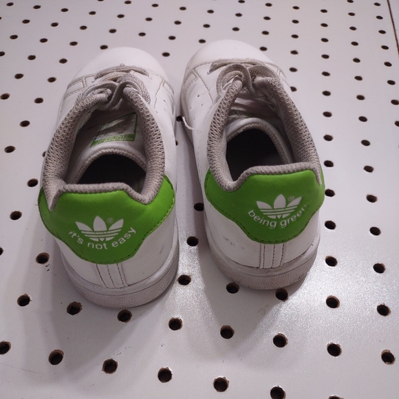 Adidas Stan Smith Kermit Sneakers, Size Kids 10 - Picture 7 of 11